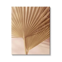 Stupell Industries Two Palm Fronds Sun Bleached Photography Tropical Plants Canvas Wall Art