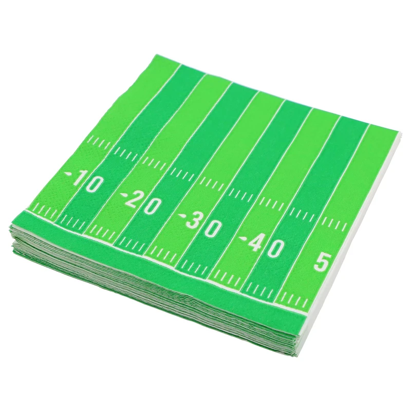 Football Field Cocktail Paper Napkins, 20ct. by Celebrate It™