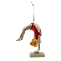 4" Gymnastics Girl Glass Ornament by Ashland®