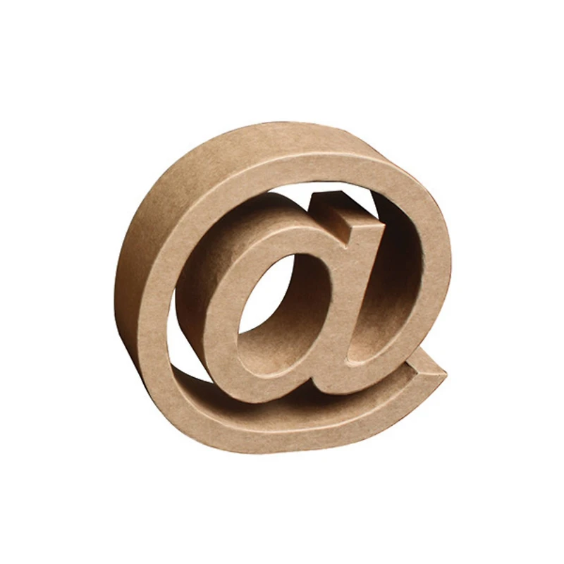 7" Papier Mache Number