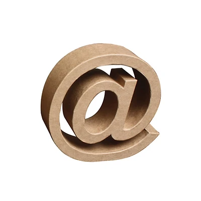 7" Papier Mache Number