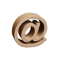 7" Papier Mache Number