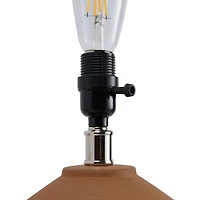 Hello Honey® Modern Sculptural Terracotta Table Lamps, 2ct.