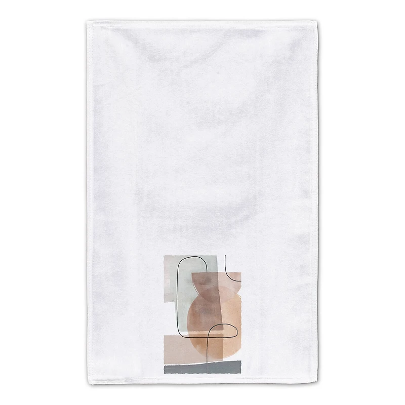 Mid Mod Layered Abstract 16" x 25" Towel Set
