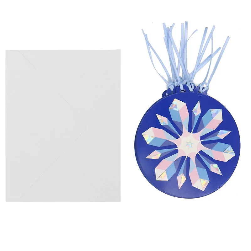 Geometric Foil Snowflake Card & Envelope Set by Recollections™