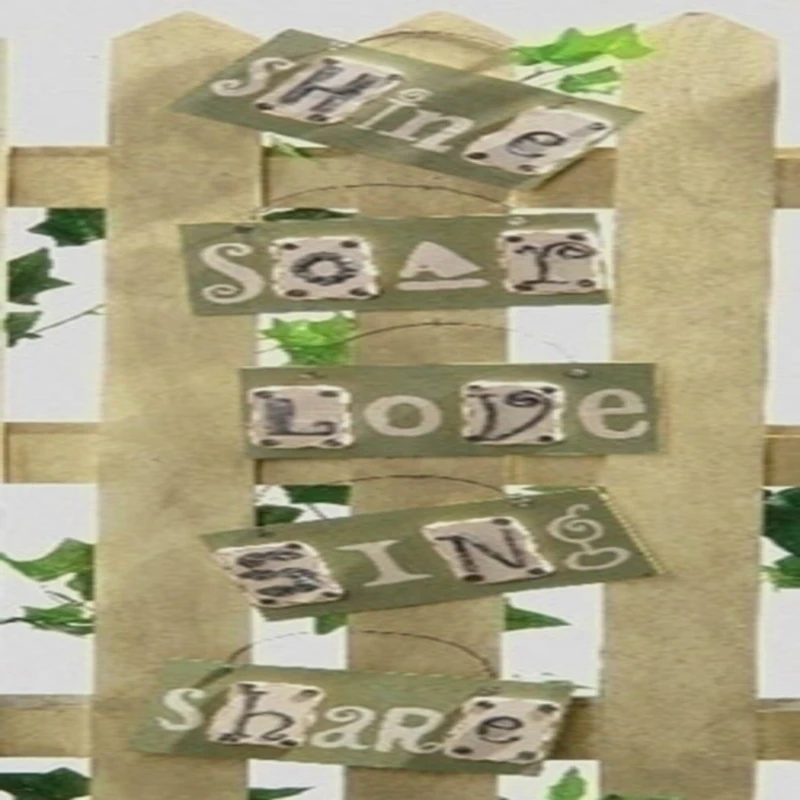 Better Homes & Gardens® Ivory & Green Inspirational Home Wall Plaque Set