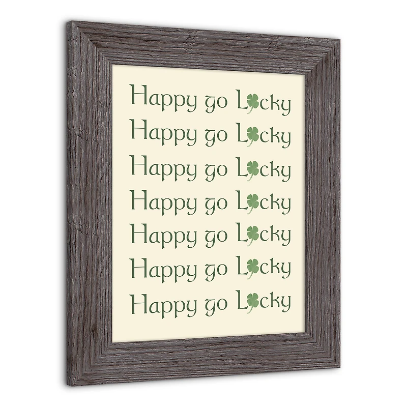 Happy Go Lucky Framed Print