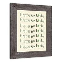 Happy Go Lucky Framed Print