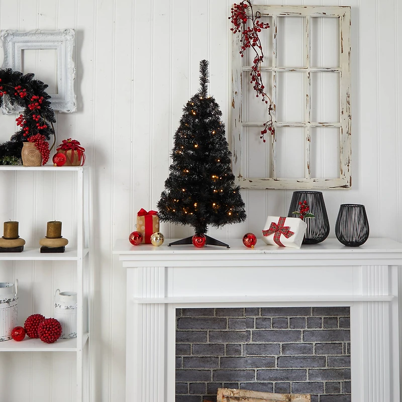 3ft. Pre-Lit Artificial Christmas Tree