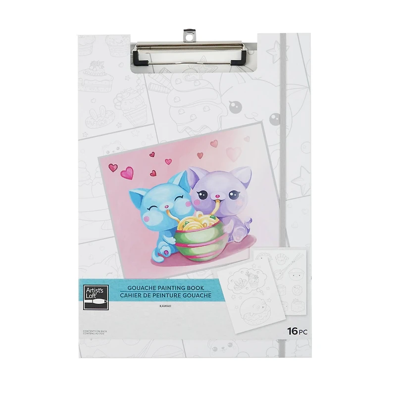 Kawaii Gouache Painting Book Kit by Artist's Loft®