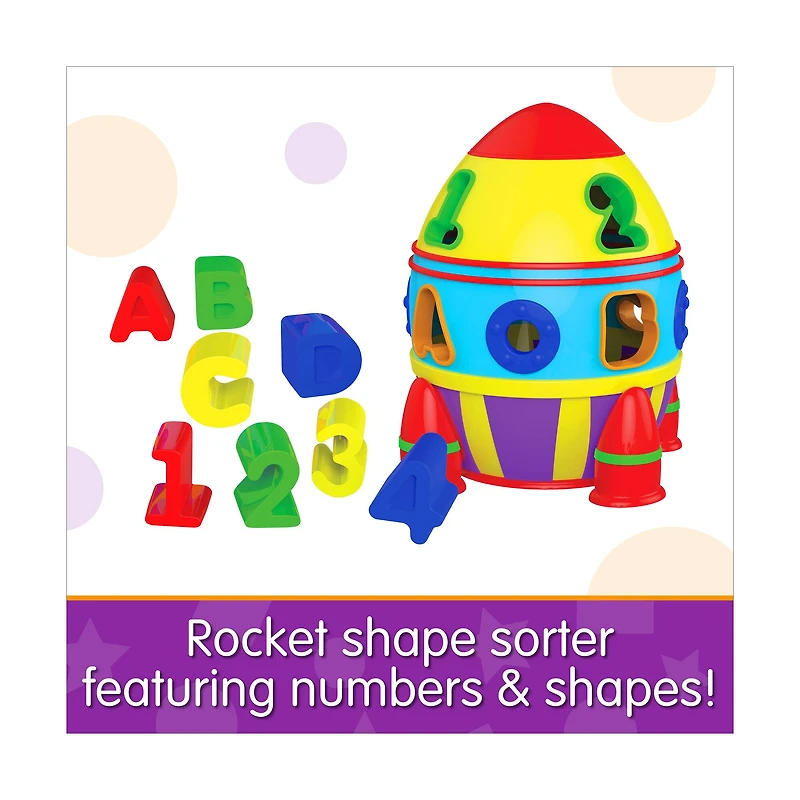 Early Learning - Rocket Shape Sorter
