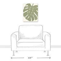 Designs Direct Big Green Monstera Canvas Wall Art
