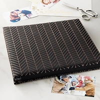 6 Pack: Black Geo Mega Scrapbook Album by Recollections™
