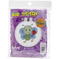 Janlynn® Kid Stitch Bug & Flower Stamped Cross Stitch Kit