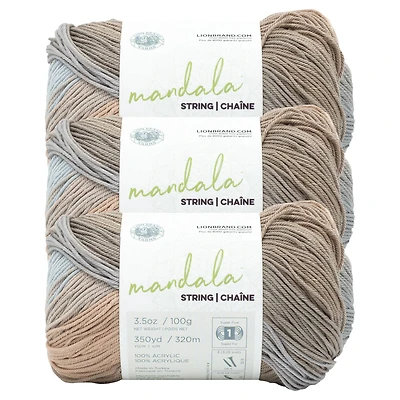 3 Pack Lion Brand® Mandala String Yarn
