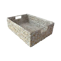 Medium White Hyacinth Basket by Ashland®