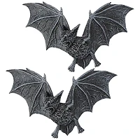 Design Toscano 4" The Vampire Bats of Castle Barbarosa Wall Sculptures Set, 2ct.