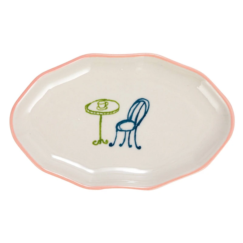 Hello Honey® 5" Hand Painted Stoneware Dish Set