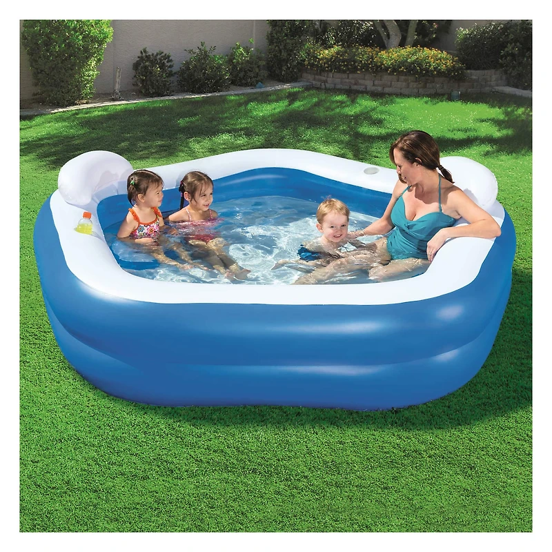Bestway® H2OGO!® 7ft. Family Fun Inflatable Kiddie Pool