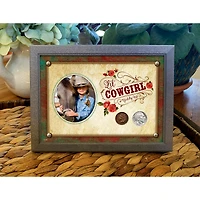 Lil' Cowgirl Coin Set 5" x 7" Frame