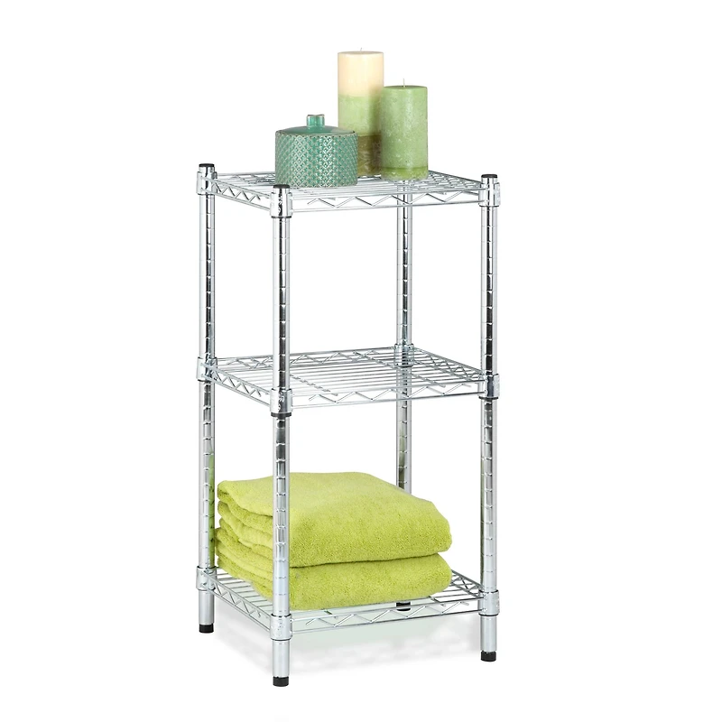 Honey Can Do Chrome 3-Tier Shelf
