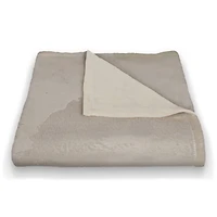 50" x 60" Moody Rust Abstract Riverscape Coral Fleece Blanket