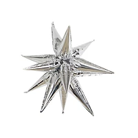 26" Silver Starburst Foil Balloon by Celebrate It™
