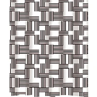 Bath Bliss Woven Stripes Design Shower Curtain