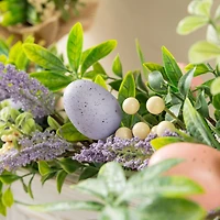 Glitzhome® 72" Easter Egg & Lavender Garland