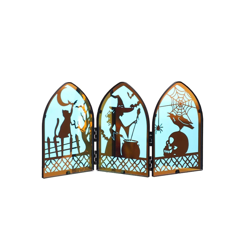 12.25" Skull, Witch & Cat Tabletop Décor by Ashland®