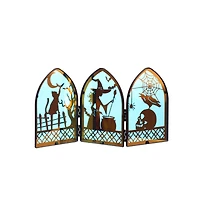 12.25" Skull, Witch & Cat Tabletop Décor by Ashland®