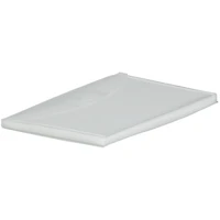 JAM Paper 9" x 14.25" Clear Plastic Tuck Flap Closure Envelopes, 12ct.