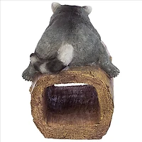 Design Toscano 9" Raider the Raccoon Gutter Guardian Downspout Statue