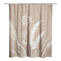 Boho Botanicals 71" x 74" Shower Curtain
