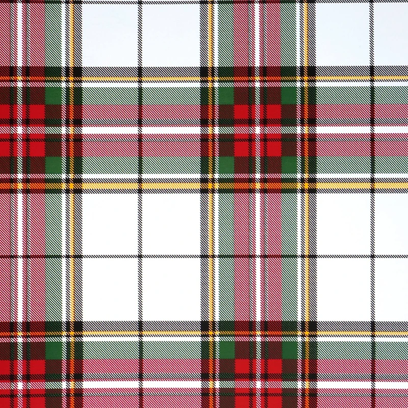 Peppermint Plaid Premium Gift Wrap by Celebrate It™