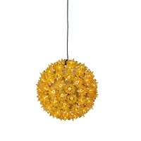 7.5" Yellow Starlight Sphere Ball Christmas Décor