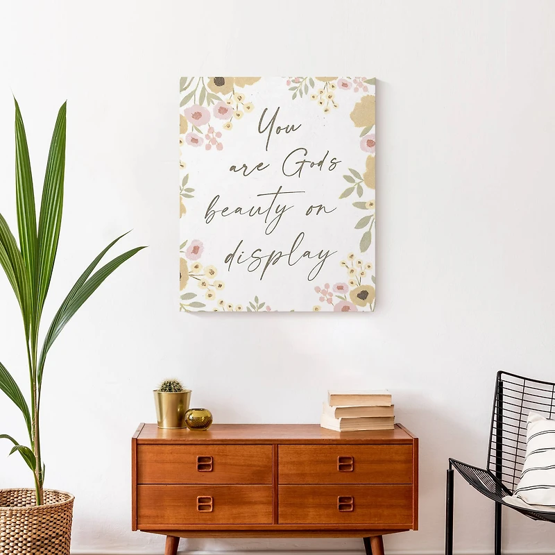 God's Beauty on Display 20" x 24" Canvas Wall Art