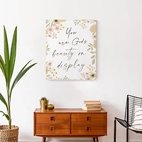 God's Beauty on Display 20" x 24" Canvas Wall Art