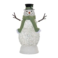 11" LED Snowman Snow Globe