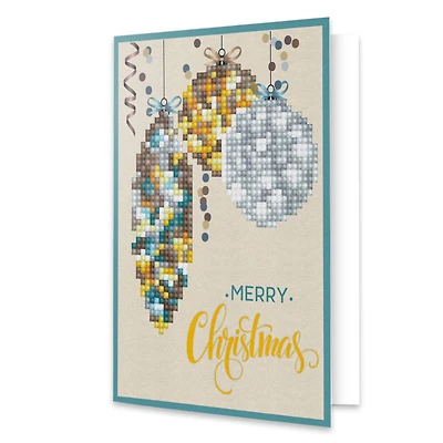 Diamond Dotz® Merry Christmas Baubles Antique Diamond Painting Kit