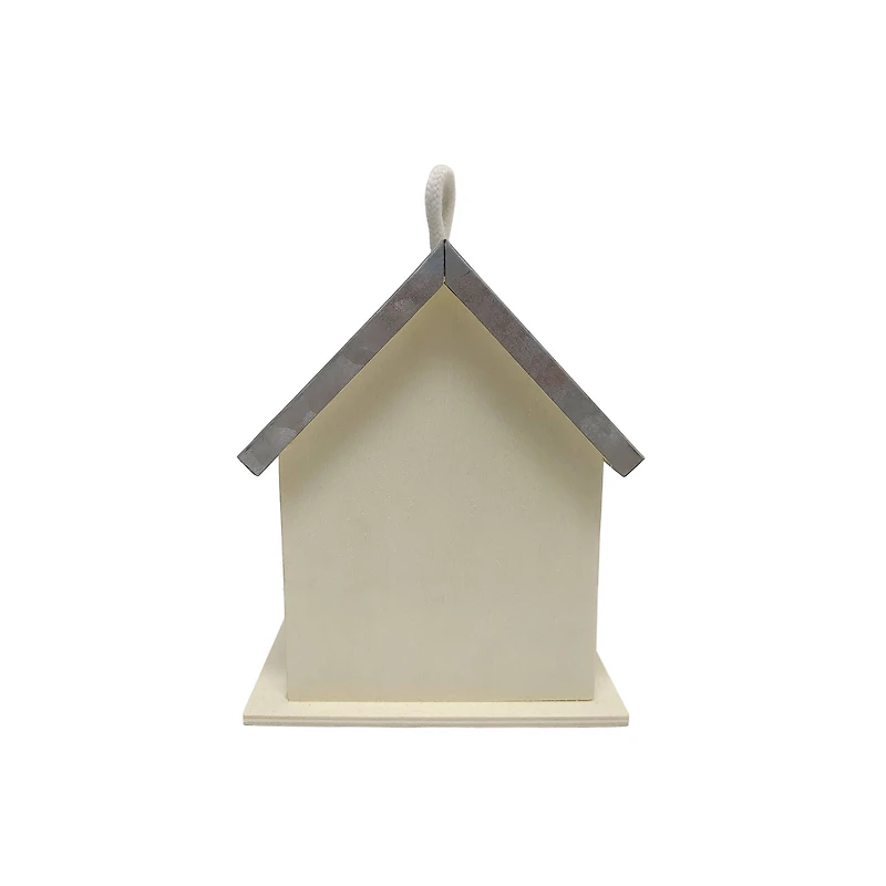 7" Unfinished Plywood Birdhouse by Make Market®