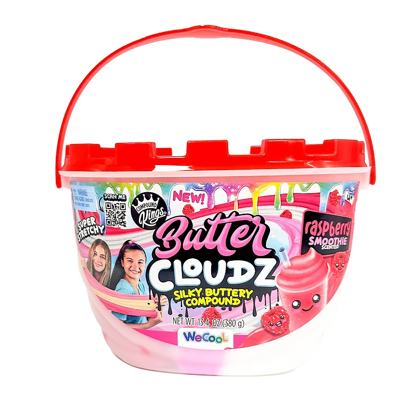 Compound Kings® Rasberry Smoothie Butter Cloudz Scented Slime