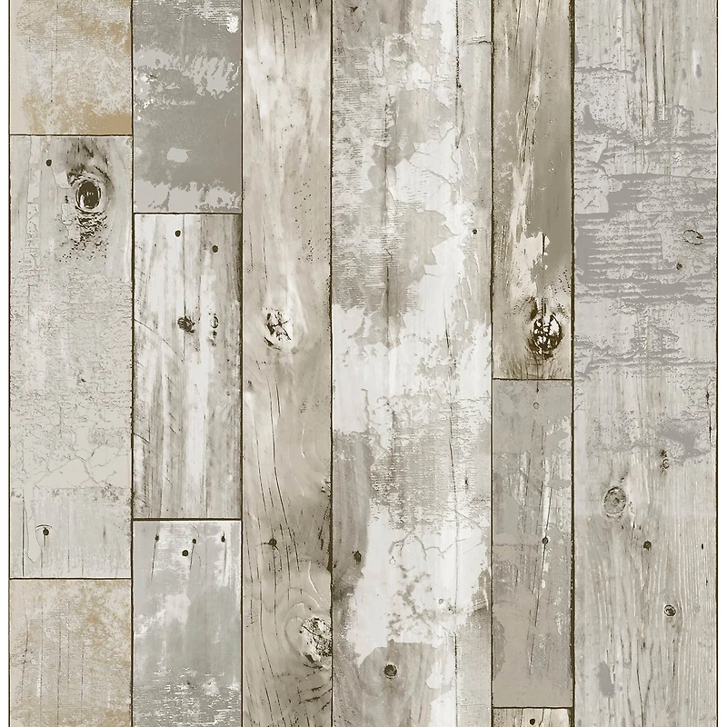 InHome Driftwood Peel & Stick Wallpaper