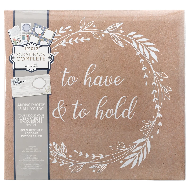 C.R. Gibson® Scrapbook Complete™ to Have & to Hold Album