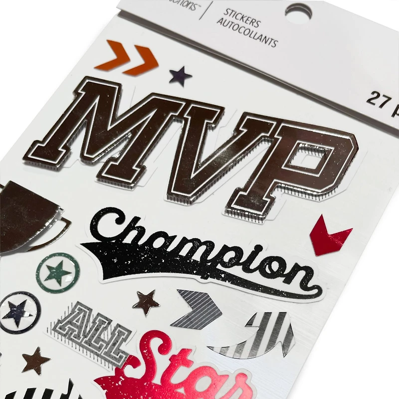 M.V.P. Sport Dimensional Stickers by Recollections™