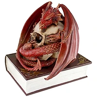 Design Toscano 8.5" Blood Dragon Contemplation Sculptural Box