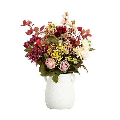 25" Mixed Flower Arrangement in Ceramic Vase