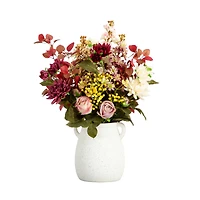 25" Mixed Flower Arrangement in Ceramic Vase