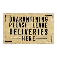 DII® Quarantining Deliveries Here Doormat