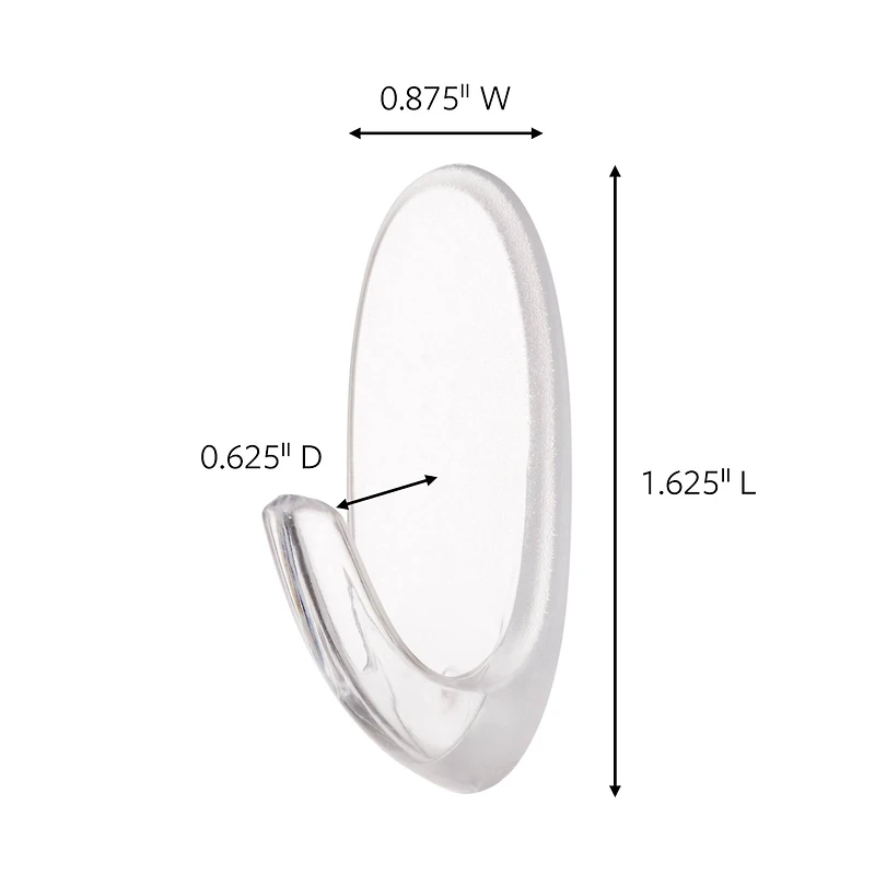 3M Command™ Medium Hooks Value Pack, Clear